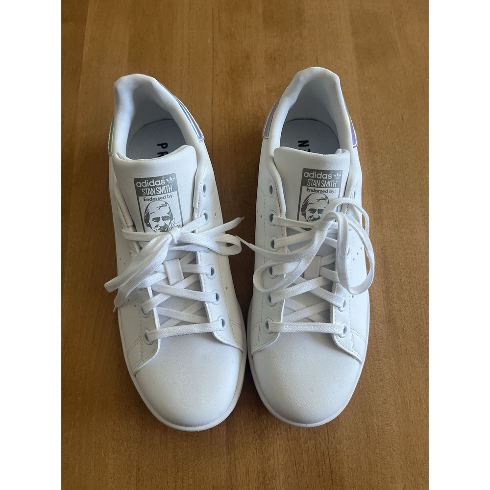Adidas Stan Smith Low Leather Unisex Youth Sz 5/Women Sz 6.5 Shoes‎ White
